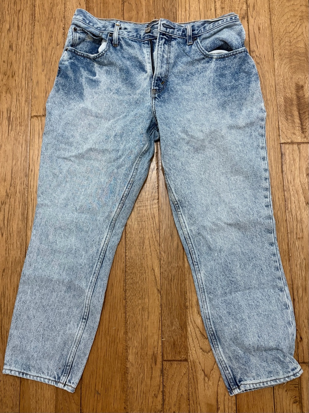 Abercrombie Light Blue Denim Jeans - Classic Straight Fit